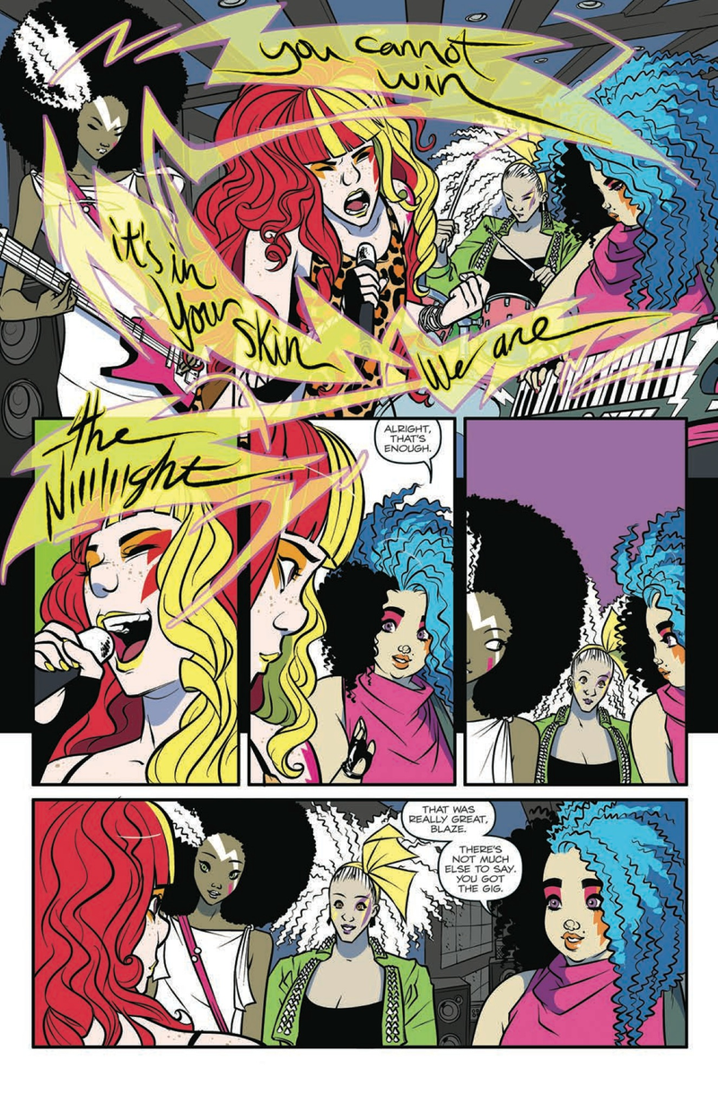 Illustration for article titled Exclusive IDW preview: Darkness reigns in Jem And The Holograms #12